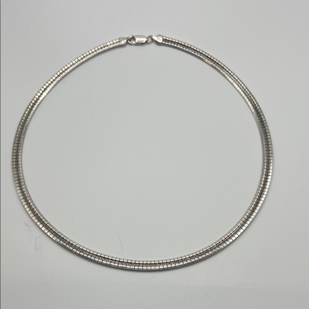 Sleek Pure Solid 14kt White Solid Gold Plate Pure… - image 5